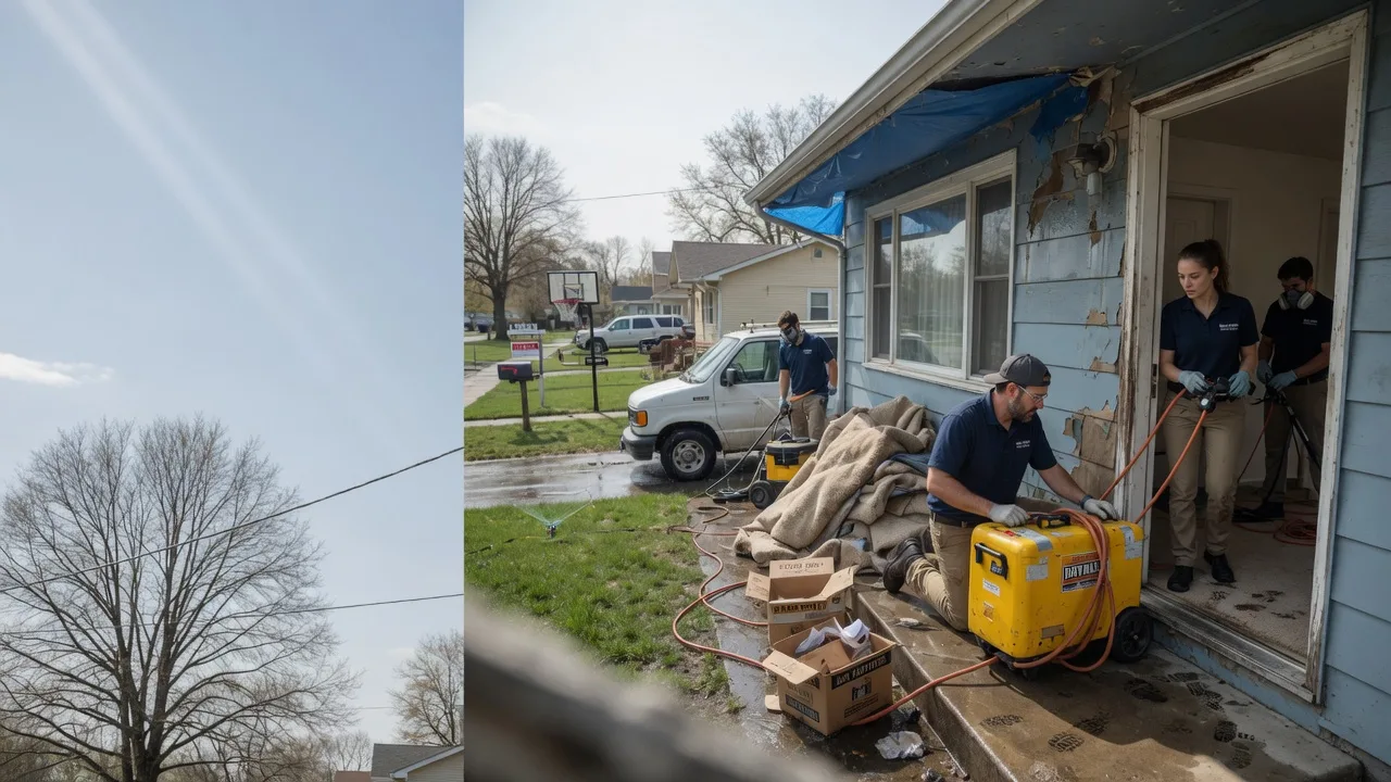 Basement Flood Cleanup in Scales Mound, IL near me
